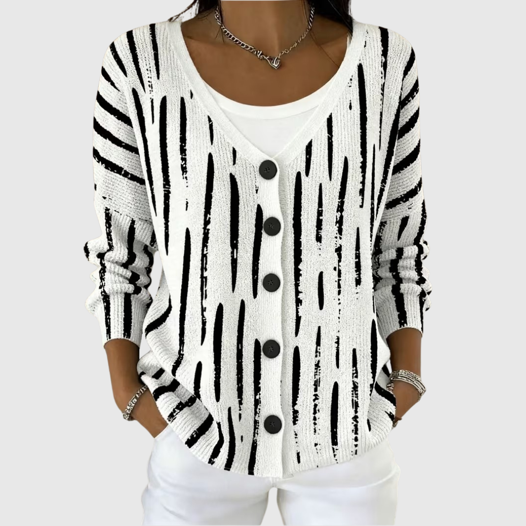 Violette | Clean Graphic Cardigan