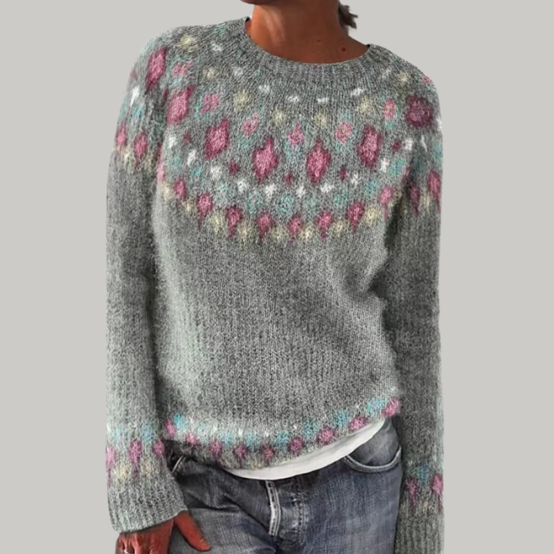 Candice | Scandinavian Pattern Sweater