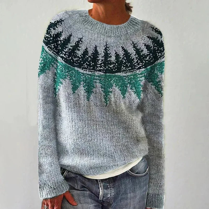 Aurélie | Cozy Landscape Sweater