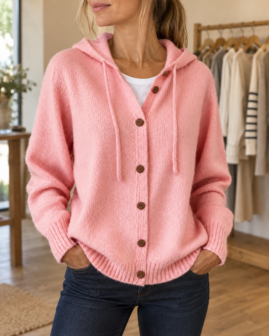 Nyla - Hooded Knit Cardigan