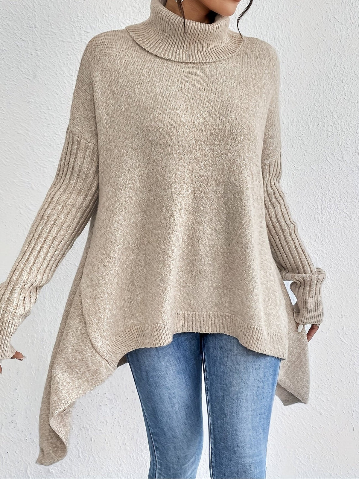 Gabrielle | Oversized Turtleneck Sweater