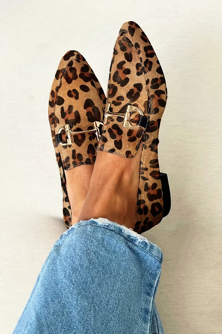Léonora | Chic Leopard Moccasins