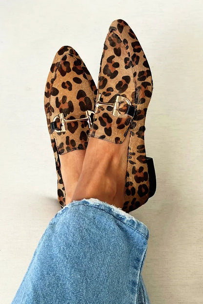 Léonora | Chic Leopard Moccasins