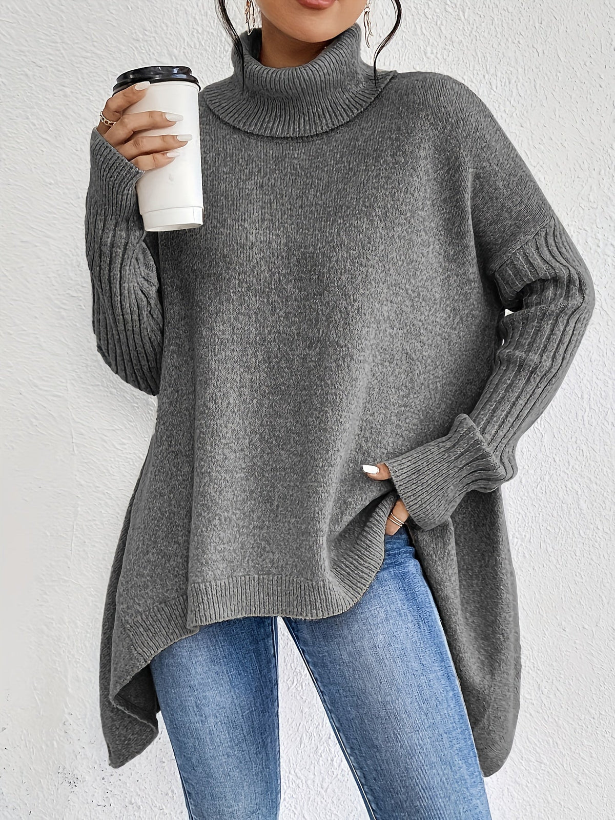 Gabrielle | Oversized Turtleneck Sweater