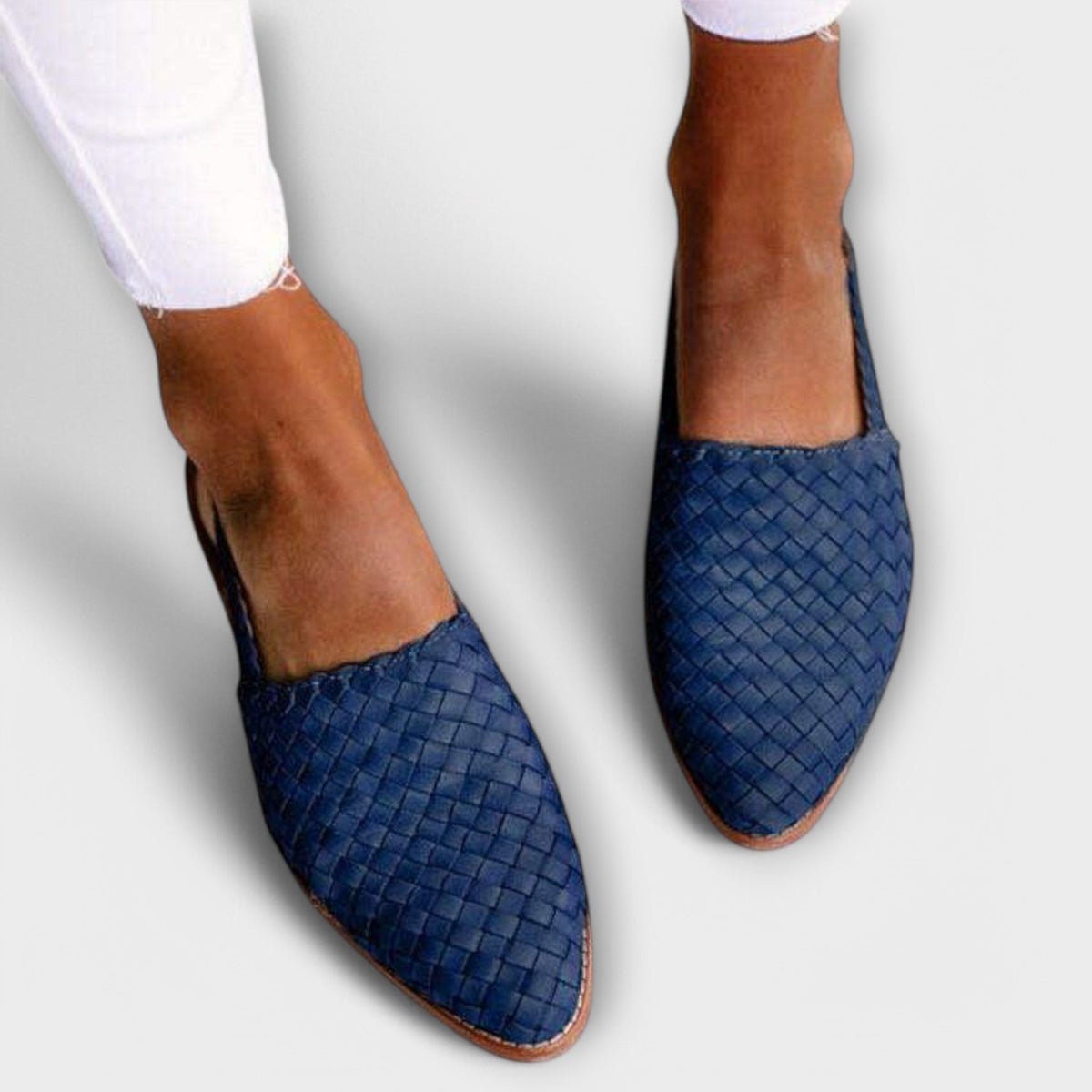 Calista | Woven Elegance Loafers