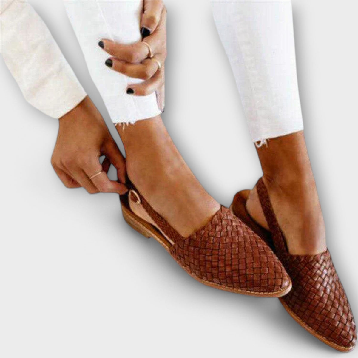 Calista | Woven Elegance Loafers