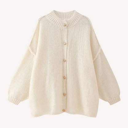 Petty | Round Neck Knitted Cardigan