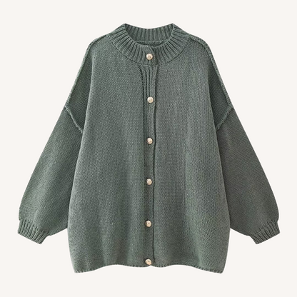 Petty | Round Neck Knitted Cardigan