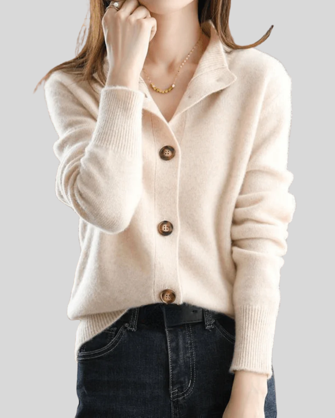 Adèle | Chic Buttoned Cardigan