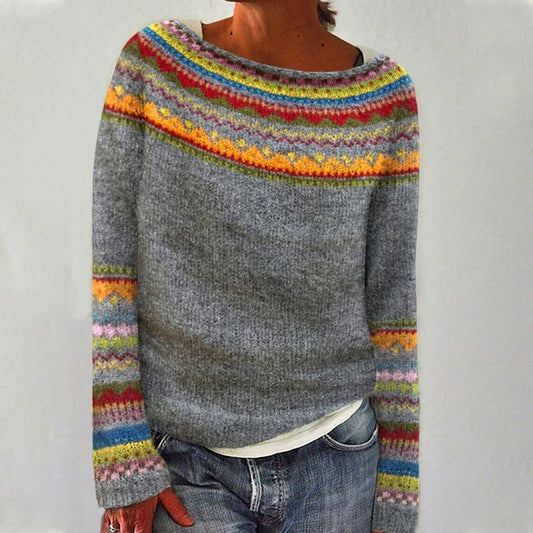 Céline | Nordic Pattern Sweater