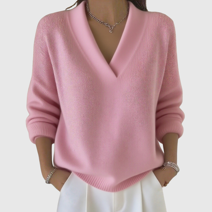Laurence | Elegant V-Neck Sweater