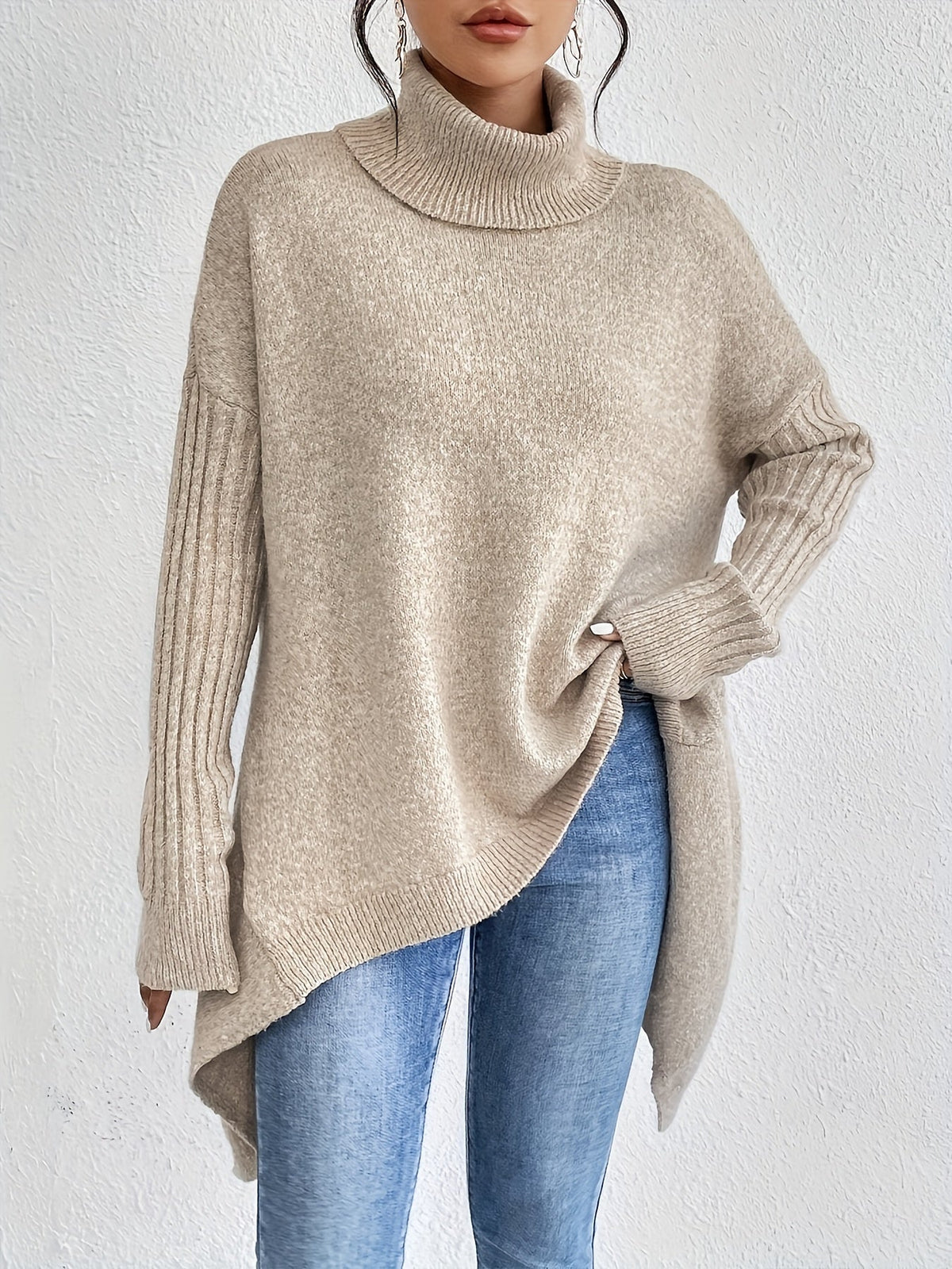 Gabrielle | Oversized Turtleneck Sweater