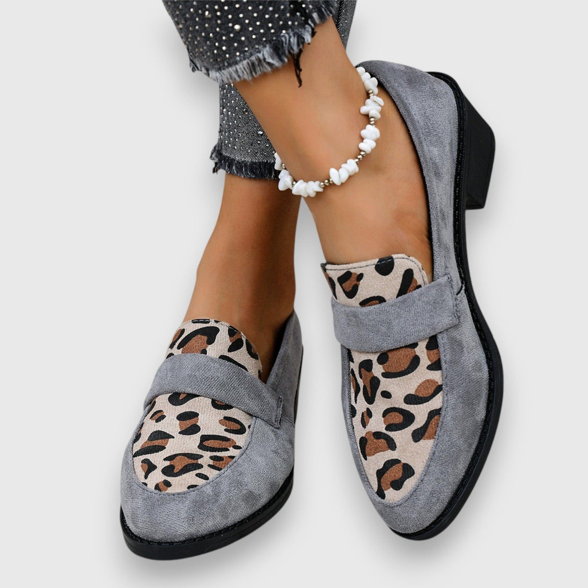 Mila | Leopard Moccasins