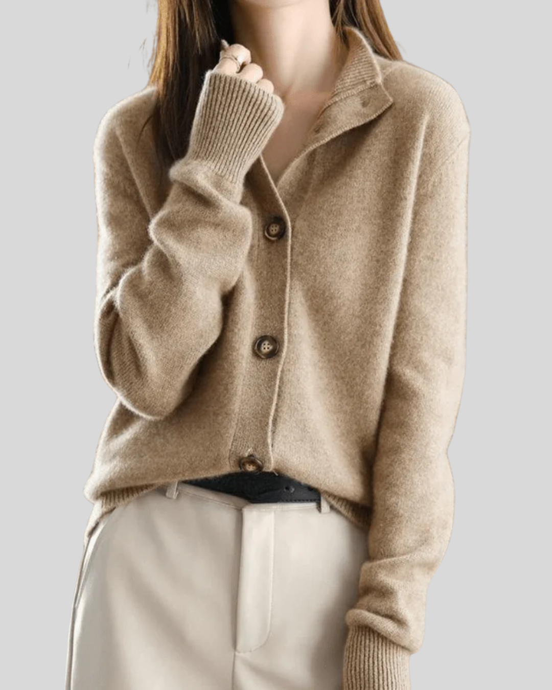 Adèle | Chic Buttoned Cardigan