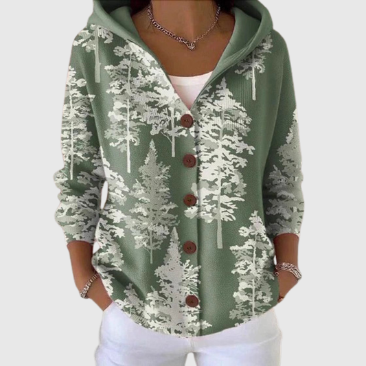 Hyacinth | Elegant Forest Cardigan