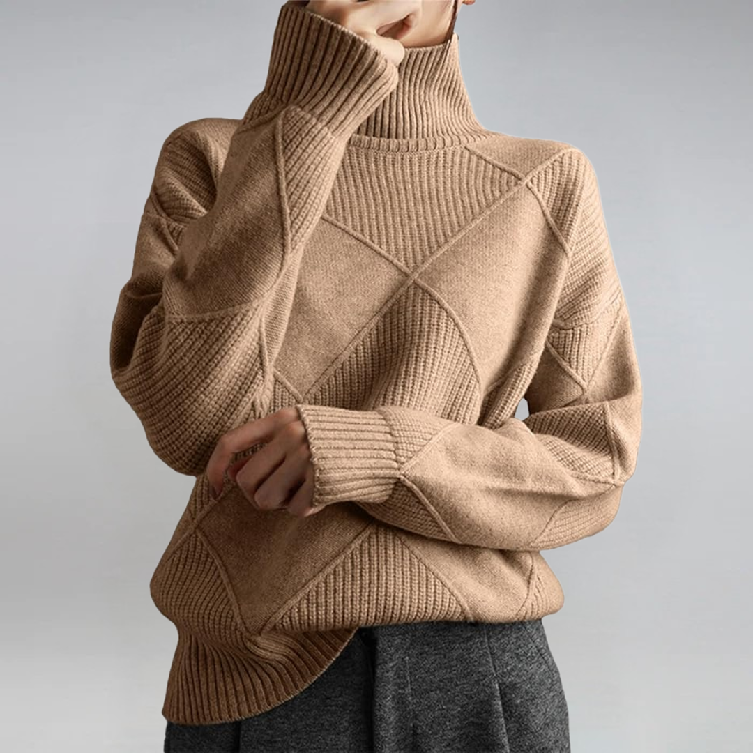 Héloïse | Structured Turtleneck Sweater