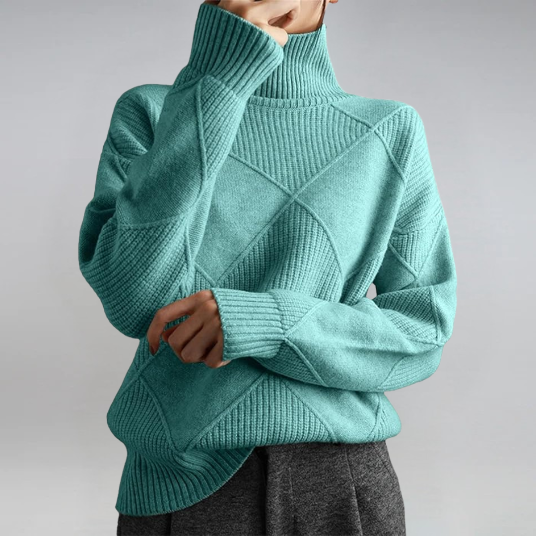 Héloïse | Structured Turtleneck Sweater
