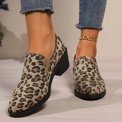Savina | Leopard Comfort Loafers