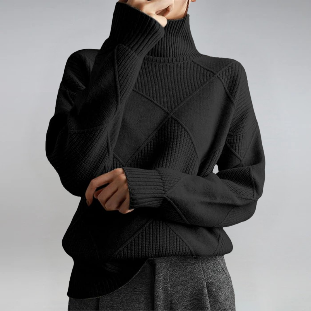 Héloïse | Structured Turtleneck Sweater