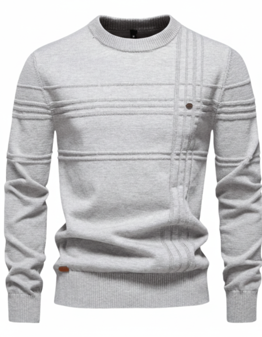 Seve - Elegant Checked Sweater