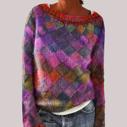MAUVE ||| CASUAL KNITTED Sweater