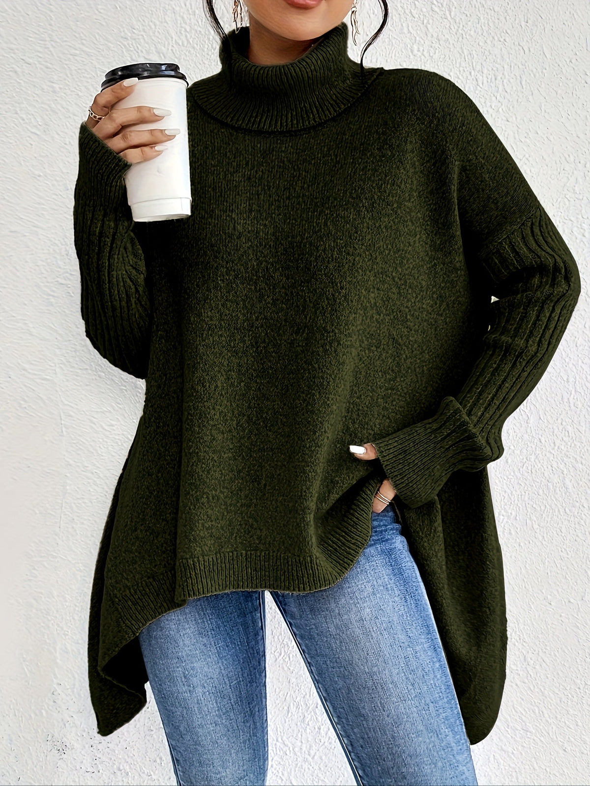 Gabrielle | Oversized Turtleneck Sweater