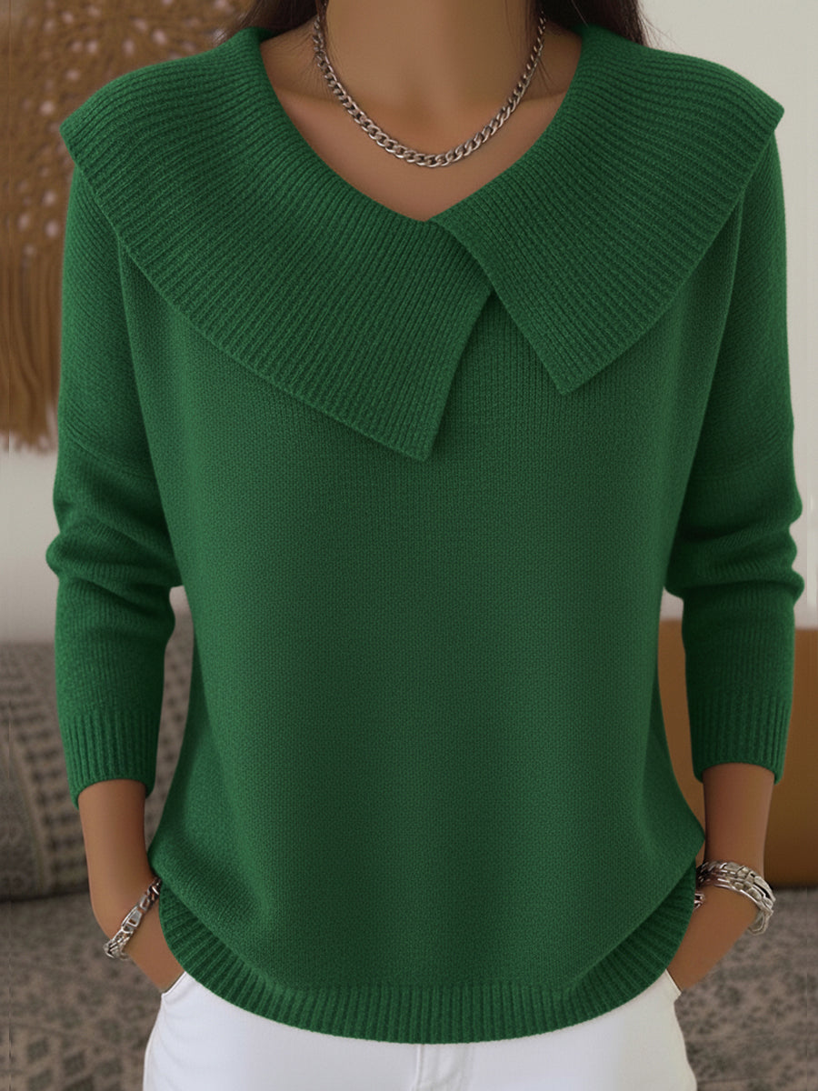 Aerie | Elegant Wide Collar Sweater