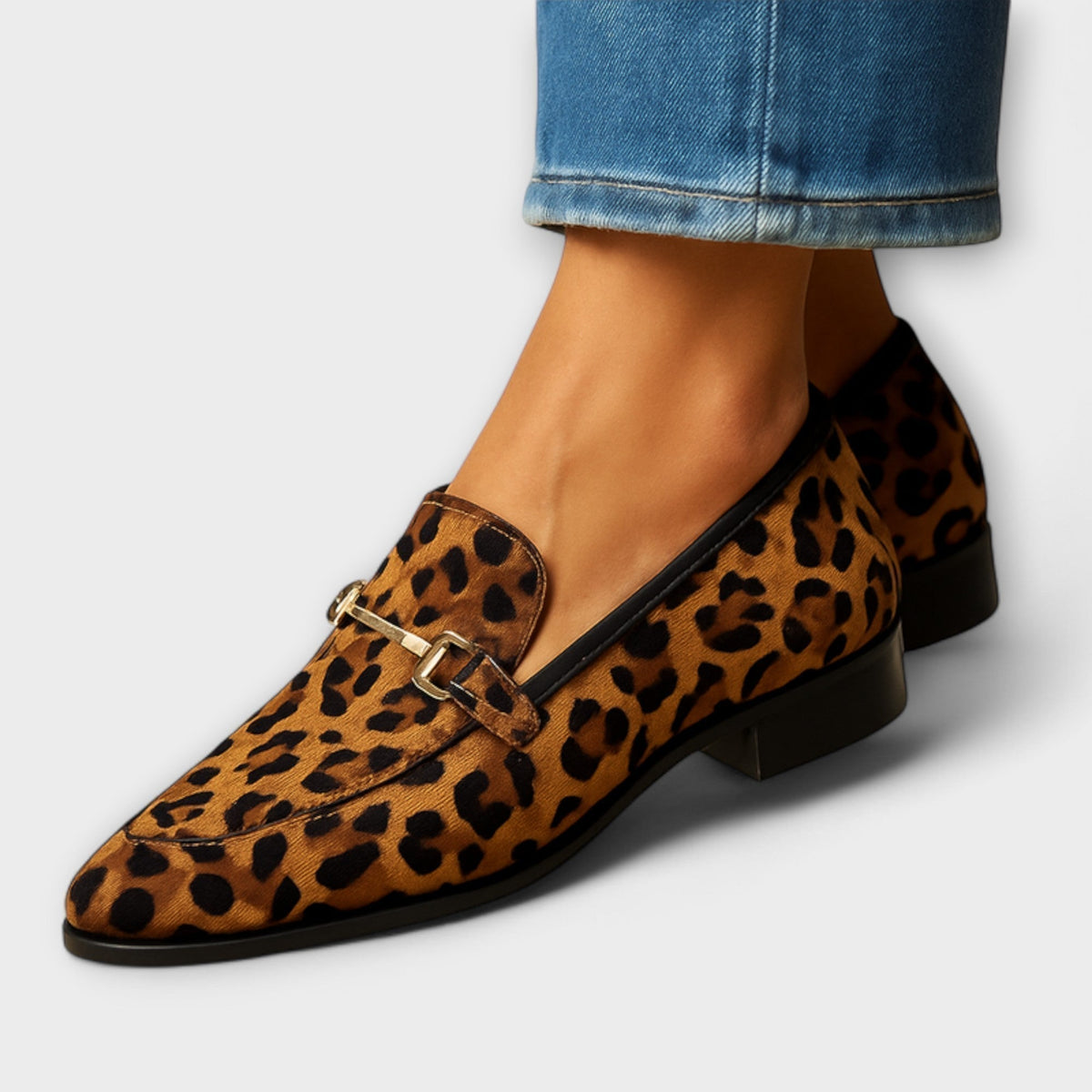 Lora | Leopard Moccasins