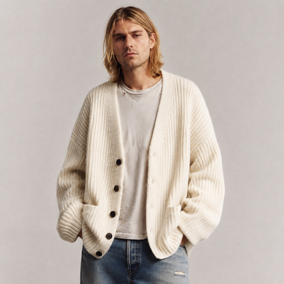 Wesley - Oversized V-Neck Cardigan