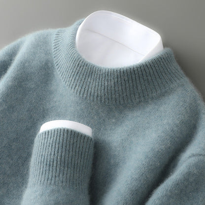 Harlow - Soft Cashmere-Blend Mock Neck Sweater