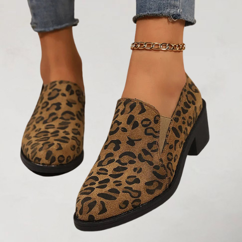 Savina | Leopard Comfort Loafers