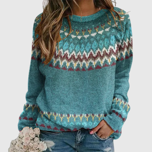 Regina | Timeless Sweater with Pattern