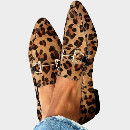 Léonora | Chic Leopard Moccasins