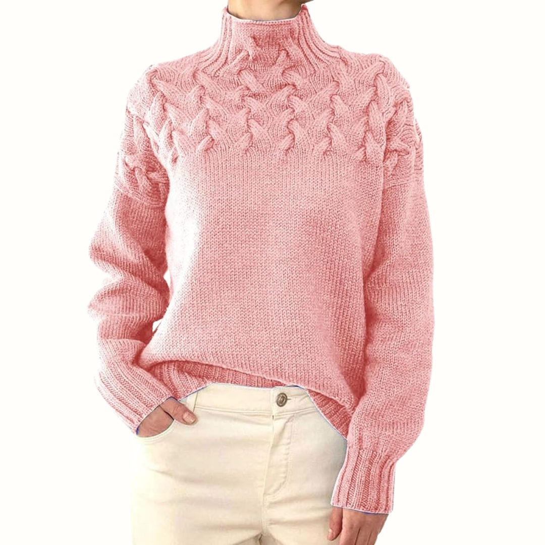 Lucie | Modern Twisted Knit Sweater