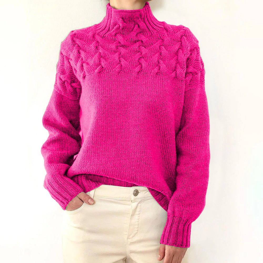 Lucie | Modern Twisted Knit Sweater