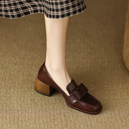 Armelle | Textured Loafers