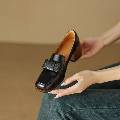 Armelle | Textured Loafers
