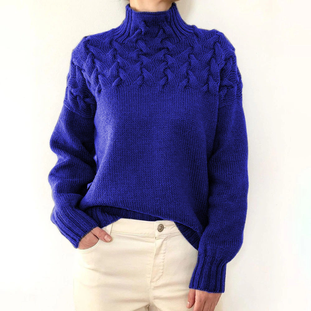 Lucie | Modern Twisted Knit Sweater