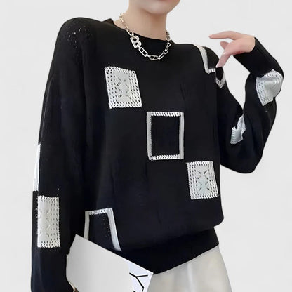 Pauline | Chic Patchwork Sweater