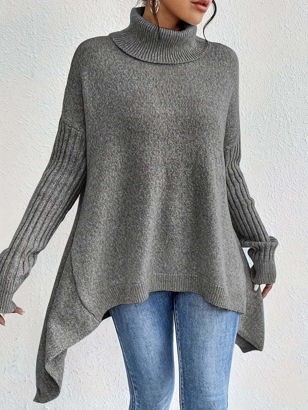 Gabrielle | Oversized Turtleneck Sweater