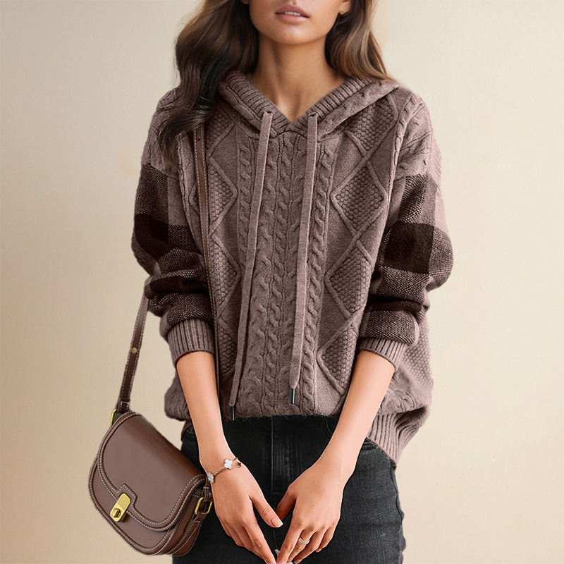 Margaux | Textured Hoodie