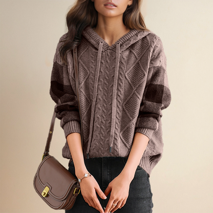 Margaux | Textured Hoodie