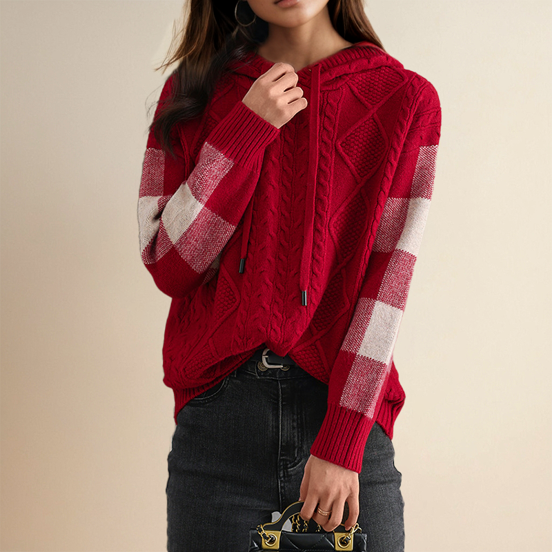 Margaux | Textured Hoodie