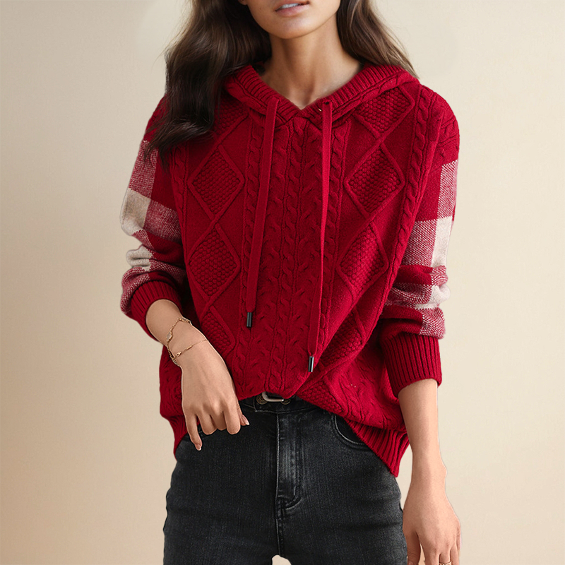 Margaux | Textured Hoodie