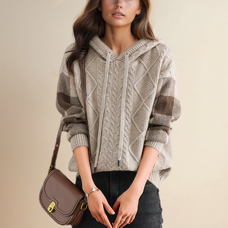 Margaux | Textured Hoodie