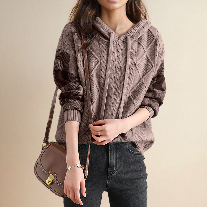 Margaux | Textured Hoodie