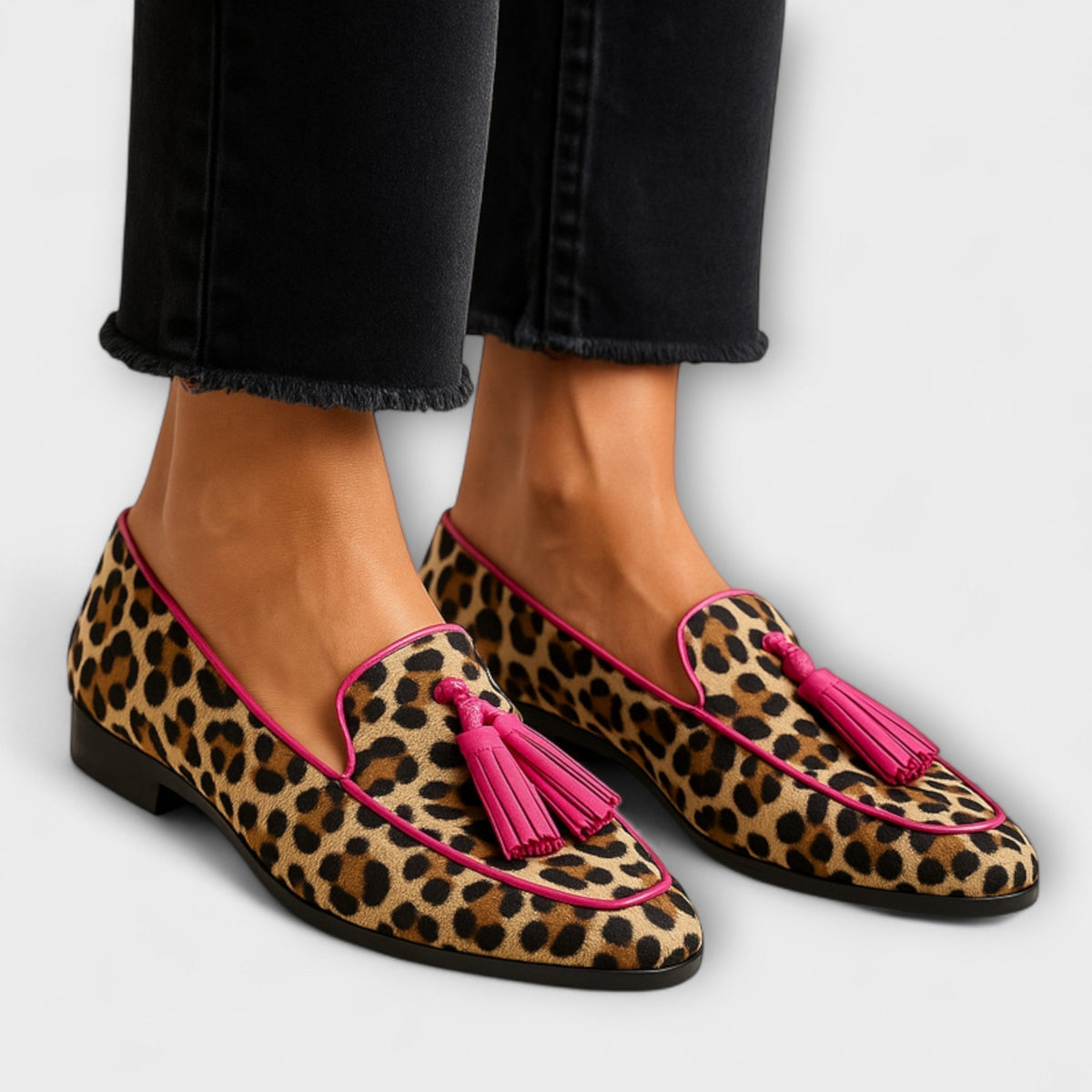 Léonie | Leopard Loafers
