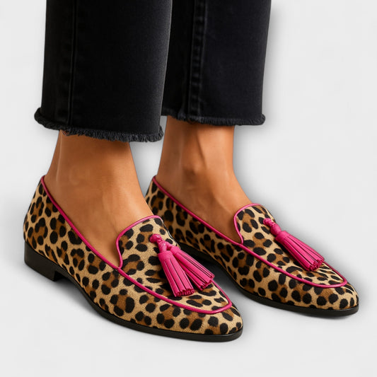 Léonie | Leopard Loafers