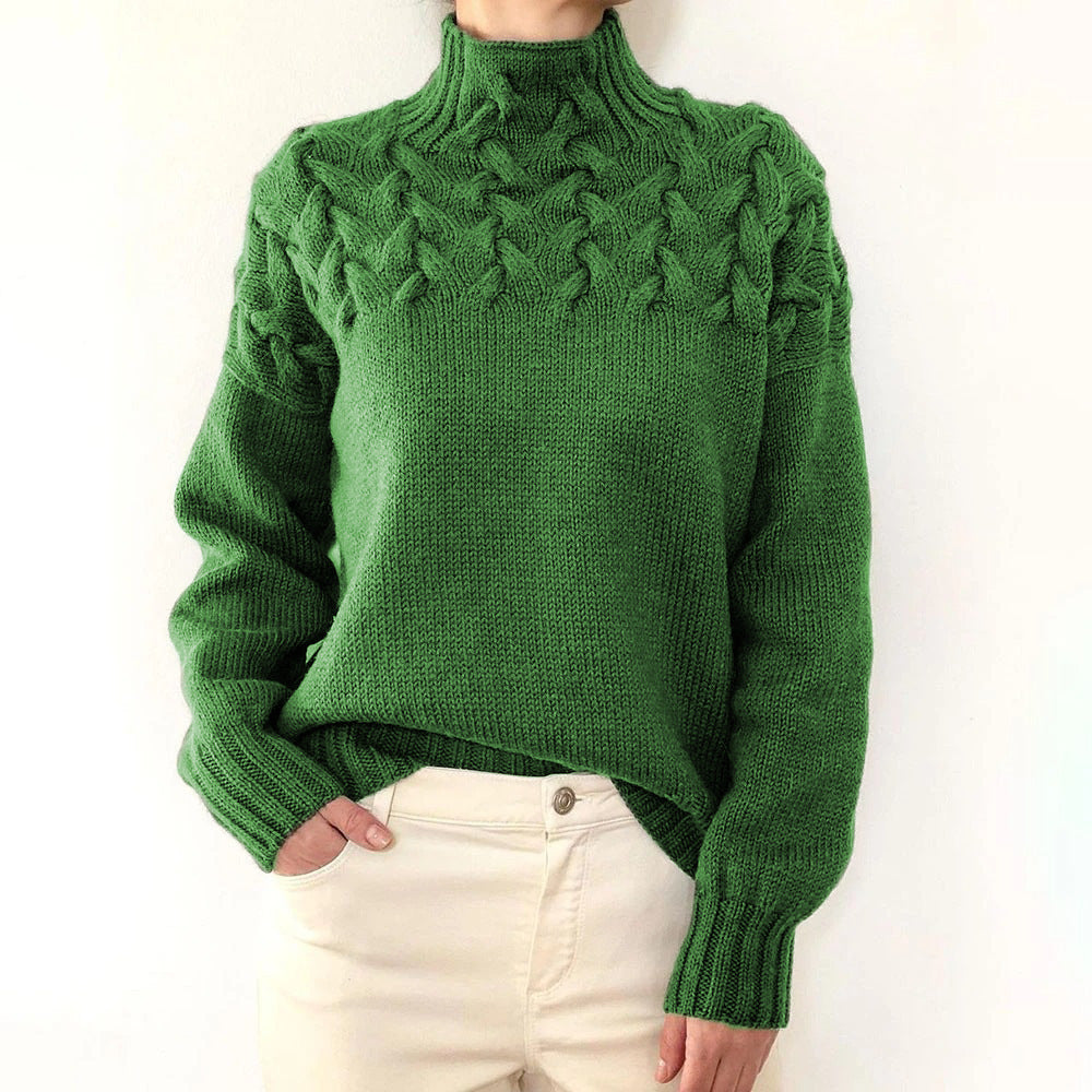 Lucie | Modern Twisted Knit Sweater