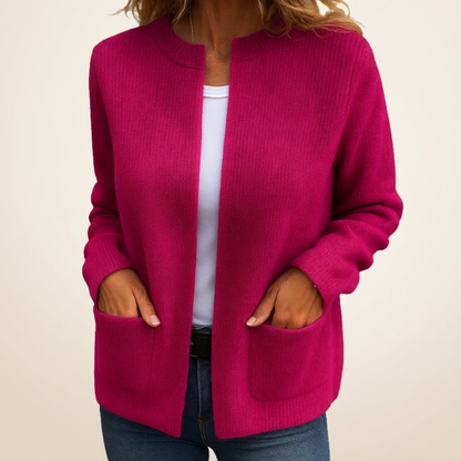 Veda - Warm Knit Zip Cardigan